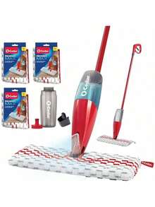 Mopa rociadora ProMist, PMM con 3 recambios, rojo - trapeador con aerosol - Ver 1