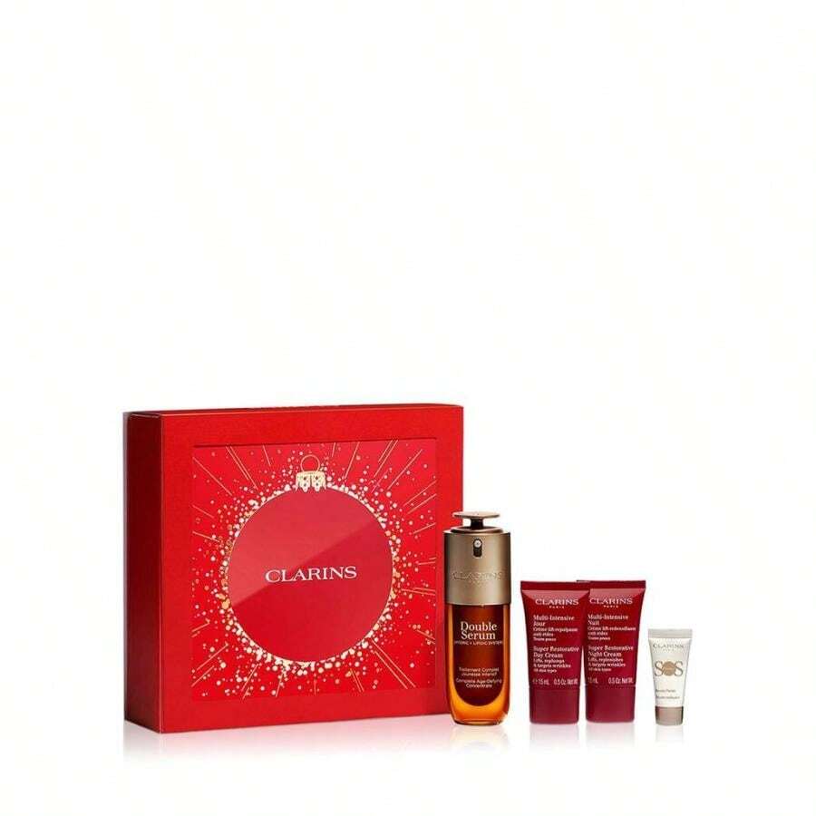Clarins Double Serum & Super Restorative Anti-Aging Skincare Gift Set ($231 Value) |  | Skin Care Sets - 預設 - 查看 1