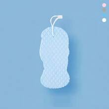 1个无痛去角质海绵，灰色，适用于身体去角质，家居浴室装饰，返校季必备 - 彩色 - 查看 12