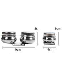 Bộ 2 khay pha màu bằng thép không gỉ - gồm một khay có lỗ đơn và hai lỗ, có nắp chống tràn, bền, chống gỉ, dễ vệ sinh, dụng cụ vẽ tranh di động, hộp đựng màu cho họa sĩ, lớp hoàn thiện kim loại thời trang, bề mặt kim loại nhẵn mịn, cần thiết cho xưởng vẽ, dụng cụ nghệ thuật hiện đại, kim loại chất lượng cao, phù hợp cho họa sĩ nghiệp dư. - bạc - Xem 8