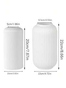 1 pièce Vase en plastique composite incassable, vase de table simple de 7,8 pouces de haut pour fleurs séchées, décoration de fleurs artificielles, décoration de maison, décoration de bureau, convient pour centres de table de mariage, décoration de pièce, vase à fleurs, vase en verre