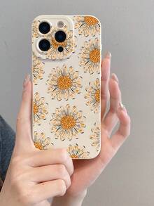 1 件时尚全屏黄色花卉图案彩绘保护手机壳适用于 Apple XS/XS Max/XR/11/12/13/14/14 Plus/15/15 Plus/16/16 Plus/17/17 Pro/7/8 Plus 等型号 - 彩色 - 查看 7
