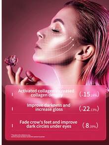 RAF 12档可调电动双下巴消除器和V脸塑形器 - 双下巴消除器、V脸振动按摩器、V脸提拉按摩器、USB充电塑形器、300mAh锂电池 - 白色，母亲节送给妈妈的礼物 - 彩色 - 查看 6