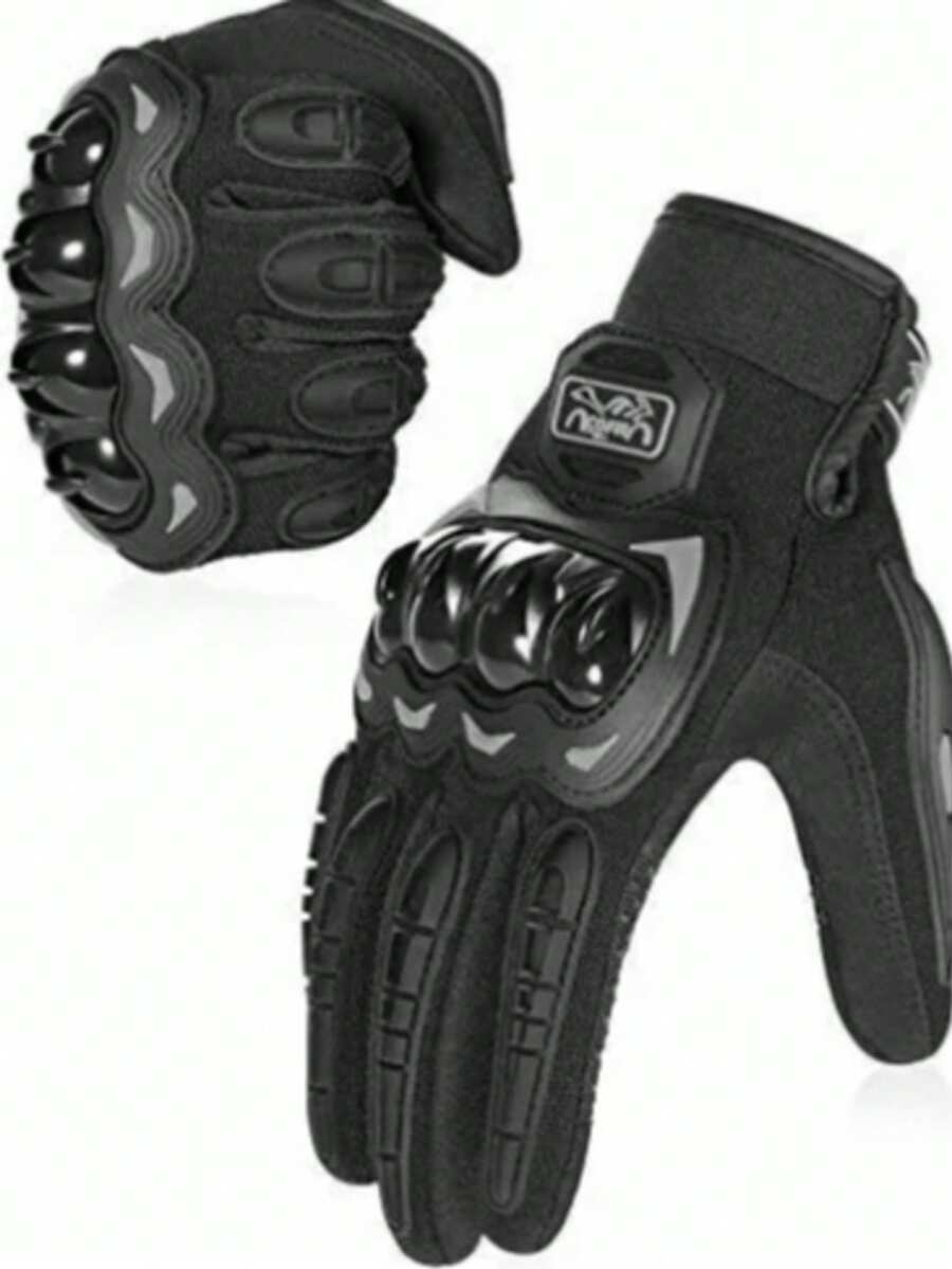 Guantes Para Motocicleta Guantes Deportivos - Negro - Ver 1