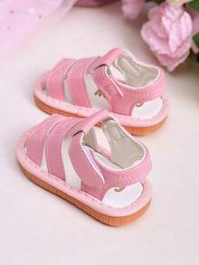 Yibubu Pink Infant Shoes,Infant Girl And Boys Sandals,Simple And Fashionable,Soft Sole Anti,Newborn Infant Shoes,First Walker