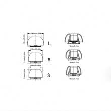 Puntas de auriculares/ganchos para orejas de repuesto compatibles con Pro 2 y Pro 3 inalámbricos