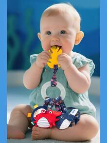 Ocean Style Plush Doll Pendant For Baby Stroller/Crib, 0-1 Years Old - Multicolor - View 6