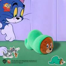 TOM AND JERRY. 20厘米汤姆和杰瑞毛绒抱枕，可变形系列，可爱卡通毛绒玩偶，有趣的圣诞礼物，沙发靠垫 - 多色1 - 查看 9