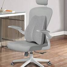 1 Pack Lendenwirbelstützkissen-Set für Bürostuhl, Memory-Schaum Rückenlehne, weicher Polyesterbezug, komfortables Entlastungsdesign, ideal für Zuhause und Büro, von Hand waschbar, Geschenke Geburtstag Abschluss