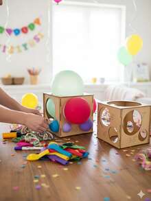 Calibrador De Globos Mdf 11 Varias Medidas - Beis - Ver 2