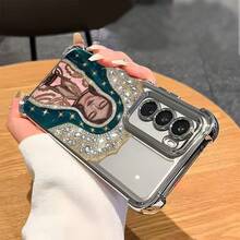 Our Lady Of Guadalupe Virgin Mary Faith Design For SAMSUNG Galaxy S24 S23 S22 S24 S23 S22+ Ultra FE Plus Phone Case Cover Tify Luxury Drop Anti Shockproof Retro Styles Gift Aesthetic - 銀色 - 查看 6