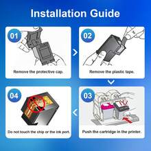 KT INK 301XL High Yield Remanufactured Ink Cartridge Compatible With 301XL 301 Ink Compatible With Deskjet 1000 1010 1050 1510 1512 2050 2050A 2510 2540 3050 Envy 4500 4502 4503 5530 5532 2620
