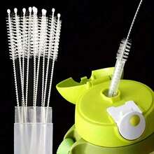 Cup Straw Cleaning Brush, Reusable Straw Cleaner Fits 40/30/20 Oz Tumblers, 10mm Diameter Pipe Cleaner Suitable For Water Bottles And Straws, For Outdoor, Camping - 彩色 - 查看 1