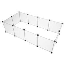 Pet Playpen – Portable Large Plastic Yard Fence, Puppy Kennel Crate Fence Tent, Ideal For Small Animals, Fits Home Yard Outdoor Use, Easy To Assemble Store,  For Pet Activities Daily Use