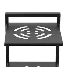 4-Tiers Pot Stand Rack Countertop Pot Rack Organizer Carbon Steel Pot Lid Holder - Black - View 9