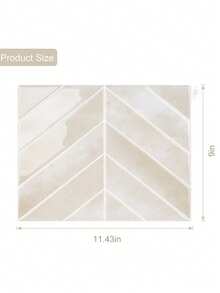 WalDecoo 1/10 /20 件防水现代几何人字形图案 3D 纹理墙板 DIY 瓷砖，现代蜂窝墙贴，可移除自粘墙砖贴纸厨房浴室后挡板适用于节日布置