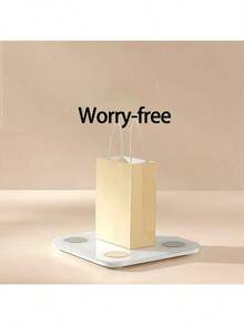 Bilancia intelligente per la misurazione del grasso corporeo S400, misurazione di precisione BIA a doppia frequenza, display LED nascosto, design minimalista in vetro, luminosità induttiva, design del sensore durevole, azzurro