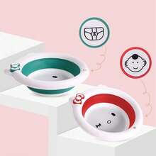 Sanrio 1PC Sanrio Hello Kitty Foldable Washbasin - Made Of PP Material, Lightweight And Easy To Store; Suitable For Use In Homes, Kitchens, Dormitories, Camping, And Outdoor Travel, Etc. Perfect Christmas Gift.
