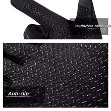 1 Pair Windproof Waterproof Thermal Lined Warm Motorcycle Winter Gloves, Suitable For Cycling, Skiing, Outdoor Sports In Autumn/Winter, Great Christmas Gift For Family And Friends - Grey - View 4