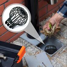 4 件装排水沟防护罩，可扩展落叶防护网过滤器，落水管碎屑防护，易于安装，耐用材料 - 黑色網籠 - 查看 8