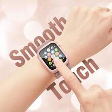 Stretchy Bands Compatible With Apple Watch Band And Case 40mm 44mm 41mm 45mm 42mm 46mm 38MM, Nylon Solo Loop Sport Straps Protective Cover With Screen Protector Compatible With IWatch Series 11 10 9 8 7 SE 6 5 4 3 2 1