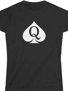 Queen Of Spades Tshirt, QOS Tshirt, Queen Of Spades Clothing - 黑色 - 查看 1