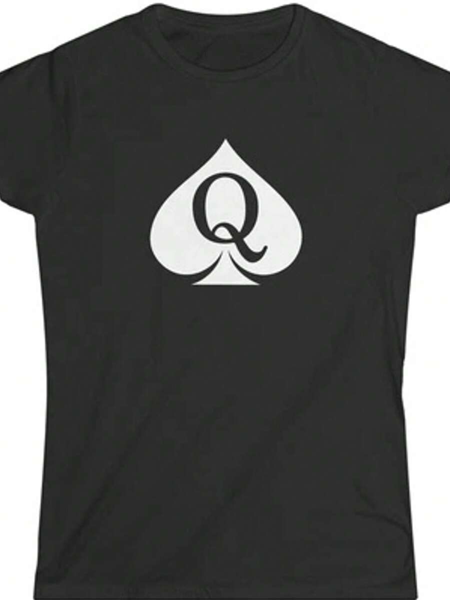 Queen Of Spades Tshirt, QOS Tshirt, Queen Of Spades Clothing - 黑色 - 查看 1