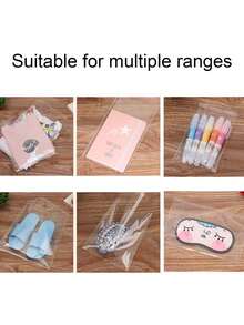 Bolsas grandes de celofán autosellantes con adhesivo, bolsas de plástico de celofán transparentes y resellables para empaquetar ropa, camisetas, pantalones y accesorios. Bolsas autoadhesivas, bolsas planas, bolsas para tarjetas, bolsas de plástico autoadhesivas