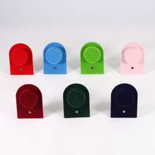 Velvet Jewelry Display Stand, Chinese Retro Style Bracelet Holder, Multi-Color Fashion Jewelry Rack