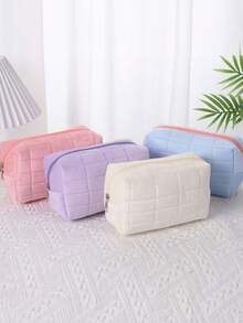 Multi-Functional Travel Makeup Bag,Portable Toiletry Bag,Large Capacity Cosmetic Bag,Zipper Makeup Pouch , Makeup Travel Toiletry Organizer,Travel And Vacation Essentials Cosmetic Bags,Skin Care Bag,Suitable For Home & Travel Use,For Sanitary Napkins, Headphones,Charger,Lipsticks,Cosmetics,Perfume,Skin Care And Beauty Products,Halloween Gifts, Christmas Gifts