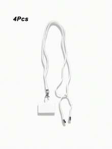 Plain Adjustable Phone Lanyard Gifts For Mother, Family, Friends, Birthday, Holiday Phone Charm, Phone Chain - White - View 8