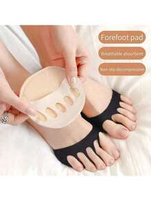 4pcs Women's High Heel Forefoot Pads, Forefoot Cushion Pads, Comfortable Half-Toe Insoles, Foot Care, Not Toe Socks Pads, Invisible Socks Pads, Comfortable & Breathable, Suitable For Valentine's Day Gifts,Shoe,Spring Summer Picks,Brides Maid Gifts,Room,Bedroom Deccor,Bedroom Deccor,Beach,Travel,For Men,For Women,Vacation