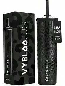 Termos para Cafe con Doble Pico, Vasoérmico de Acero Inoxidable con Pajita, Fría (24 horas), para Hombres y Mujeres, Libre de BPA, Regalo (25 oz / 740 ml, Instinto Real) UZVZ - Instinto Real - Ver 12