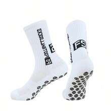 2/5/10/20 Pairs Men Cushion Crew Socks Sport Grip Socks Exercise Athletic Football Basketball Rugby Cycling Running, For Gym, Fall