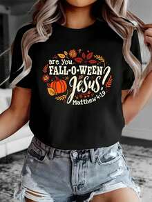 Camisetas Unisex de Algodón 100% Familiar Agradecido Camiseta de Acción de Gracias Transpirable Camiseta de ajuste cómodo para mujeres. Camiseta de manga corta con cuello redondo para todas las estaciones. Camisetas gráficas para mujeres, tops gráficas, tops cortos para mujeres, conjuntos de verano, camiseta de moda para mujeres - camisetas de manga corta impresas - Negro 5 - Ver 1