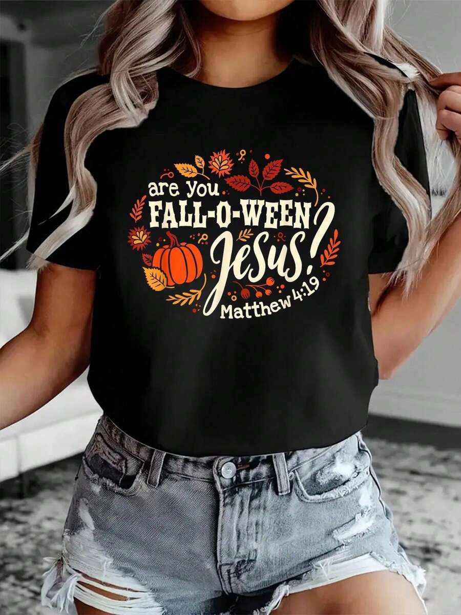 Camisetas Unisex de Algodón 100% Familiar Agradecido Camiseta de Acción de Gracias Transpirable Camiseta de ajuste cómodo para mujeres. Camiseta de manga corta con cuello redondo para todas las estaciones. Camisetas gráficas para mujeres, tops gráficas, tops cortos para mujeres, conjuntos de verano, camiseta de moda para mujeres - camisetas de manga corta impresas - Negro 5 - Ver 1