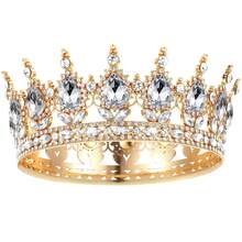 1pc Luxury Rhinestone Crystal Princess Bridal Crown For Birthday Wedding Party Exquisite Elegant Women Decoration Crown Headpiece Bride's Tiara, Hair Accessories, Coronas