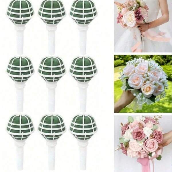 3pcs Flower Mud Holder, Suitable For Wedding Decoration, Home Floral Arrangement