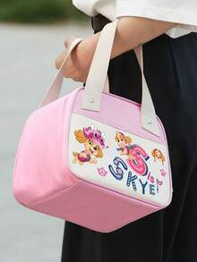 Paw Patrol Paw Patrol Themed Trapezoidal Insulated Bag, Thickened Aluminum Foil Lunch Box, Hand-Held Ice Pack, Office Worker Lunch Box, Pre-Opening Meal Pack, Thanksgiving, Christmas, Birthday Party Decoration Items, Small Gifts For Relatives And Friends At Parties And Gatherings Home Decor Christmas Decorations Room Decor