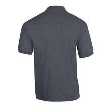 Unisex Adult Dryblend Jersey Polo Shirt (Dark Heather) - Dark Grey - View 2