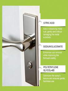 Metal Rust Remover Spray, Household Dissolves Rust Stains, Brightens And Protects Metal Surfaces, Suitable For Multiple Materials - Multicolor - View 6