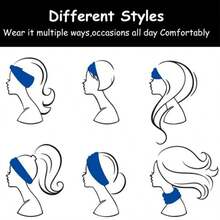 Lot de 20 bandeaux élastiques multicolores absorbant la transpiration pour femme, accessoires pour cheveux, yoga, course à pied, antidérapants, style aléatoire - Bandeaux de sport à la mode, idéal pour le sport et le fitness