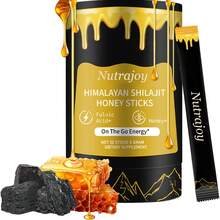 ¿Te preocupa sentir sueño en viajes largos? ¡Los palitos de miel Shilajit Nutrajoy Himalaya (30 palitos) te mantendrán alerta! Elaborados con ingredientes premium del Himalaya, cada palito contiene más de 85 minerales y más del 75 % de ácido fúlvico. Disfruta uno durante un descanso en un área de servicio para aliviar la fatiga, reponer energía y evitar distracciones. Empacado individualmente y guardado en una caja para auto, son fáciles de tomar y comer cuando los necesites. - 30 piezas - Ver 3
