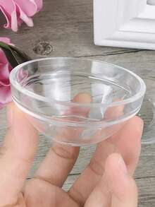 5 件套透明面膜搅拌碗（带刷子）、沙龙护肤油搅拌碗、面部化妆护肤工具美容搅拌碗 DIY 搅拌碗、厚面膜容器、面部水疗设备 - 彩色 - 查看 4