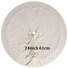 A Christmas Tree Skirt, Knitted Tree Skirt, Christmas Tree Decoration, Christmas Decor, Home Decor Christmas Decorations Room Decor Winter Christmas Decorations Home Christmas Gifts Christmas Decor