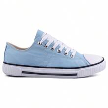Women Wedge Sneakers - Blue - View 7