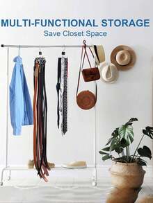 1/2 pièces, Crochet de suspension en métal à six griffes, cintre de ceinture pivotant à 360° avec 6 crochets, étagères de rangement de ceinture pivotantes, organisateur de ceinture pour placard, crochets de rangement pour dortoir sans perçage, crochet multifonction pour vêtements et chapeaux pour la maison, convient pour les débardeurs, sacs, ceintures, soutiens-gorge, sous-vêtements, écharpes et cravates, accessoires de salle de bain, décoration de la maison, décorations de Noël