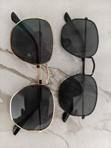 Retro Metal Round Frame Fashion Eyeglasses, Slimming Street Style