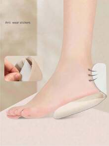 1 Paar weiche & bequeme rutschfeste Fersenkissen, geeignet für Schuhe eine Nummer größer, um das Verrutschen von High Heels zu verhindern, anwendbar für Lässig Schuhe und High Heels