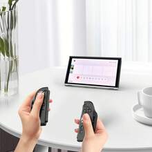 Protective Case For Switch 2 (2025), PC Front Cover +TPU Soft Back Shell Protection+2 Thumb Grip Caps, Compatible With NS2 Switch 2 2025